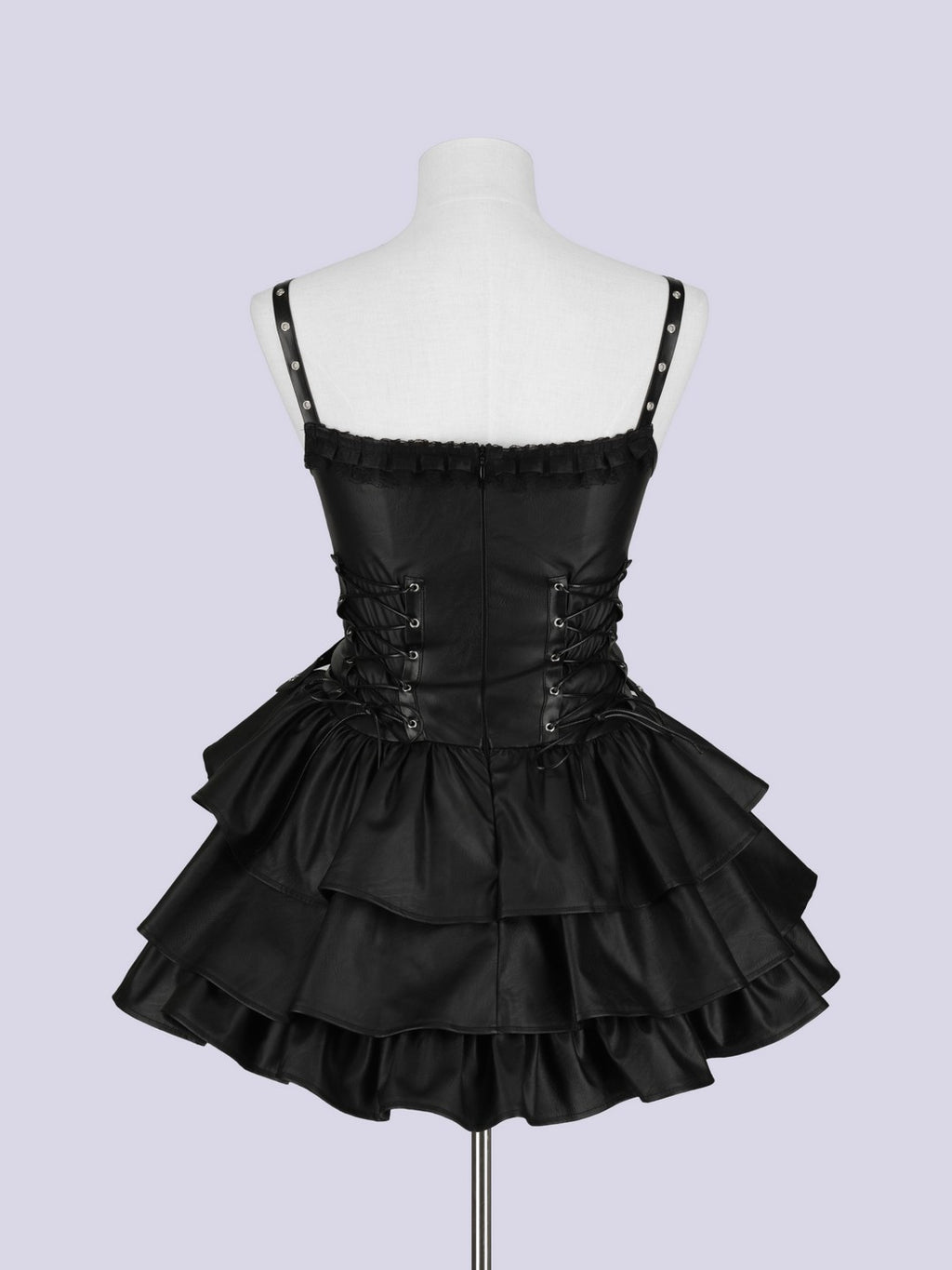 IMVAL / Cross Belt Leather Dress