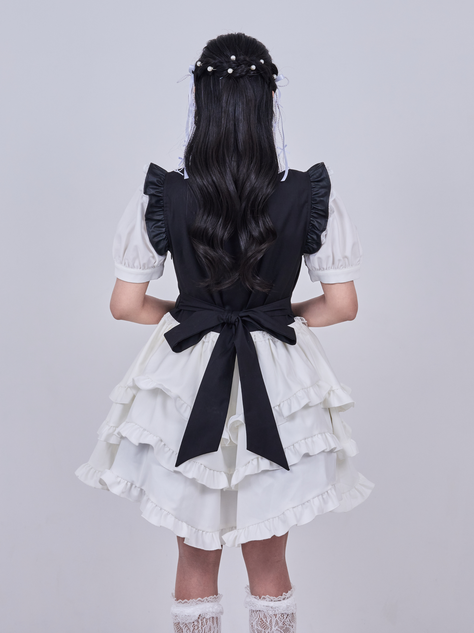 IMVAL / Layered Vest Dress - STRIPE