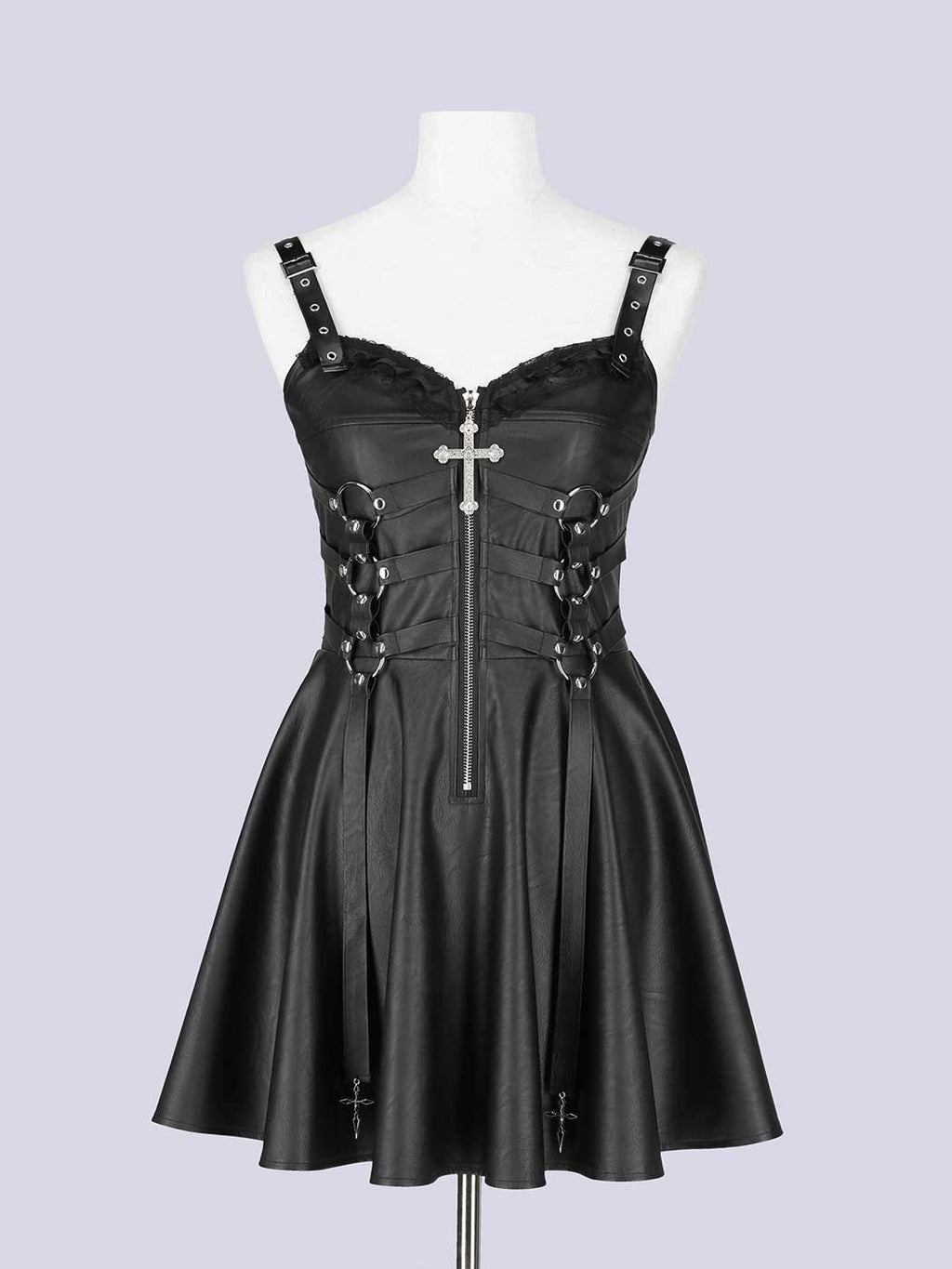 IMVAL / Harness Leather Dress [BLK]
