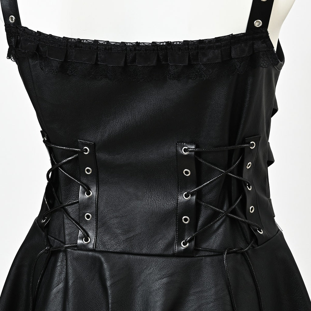 IMVAL / Harness Leather Dress [BLK]