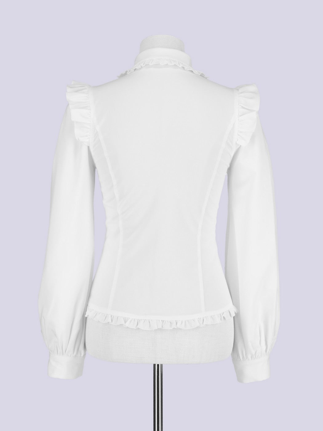 IMVAL / Heart Bib Blouse - WHT