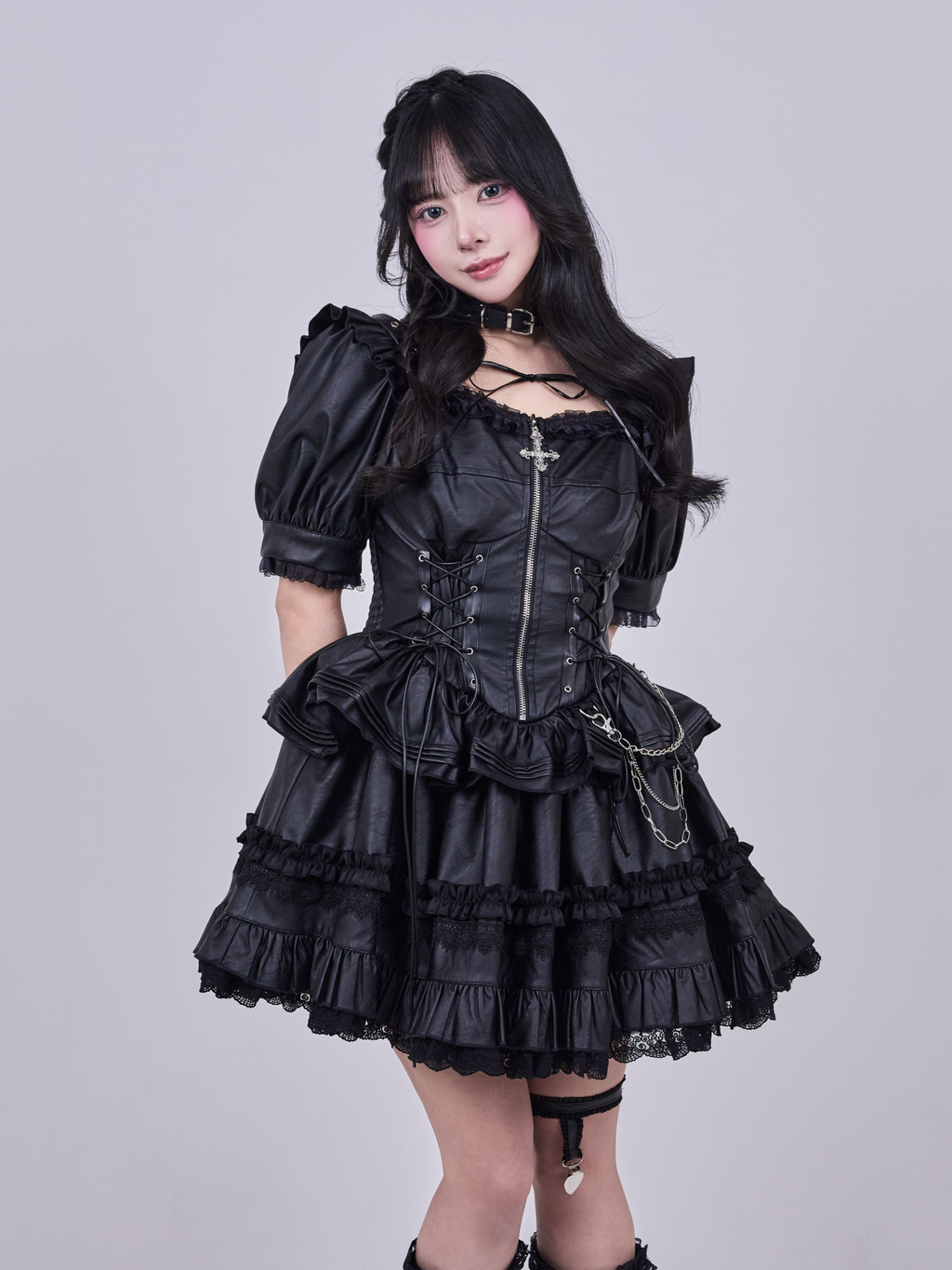 IMVAL / Skeleton Chain Dress