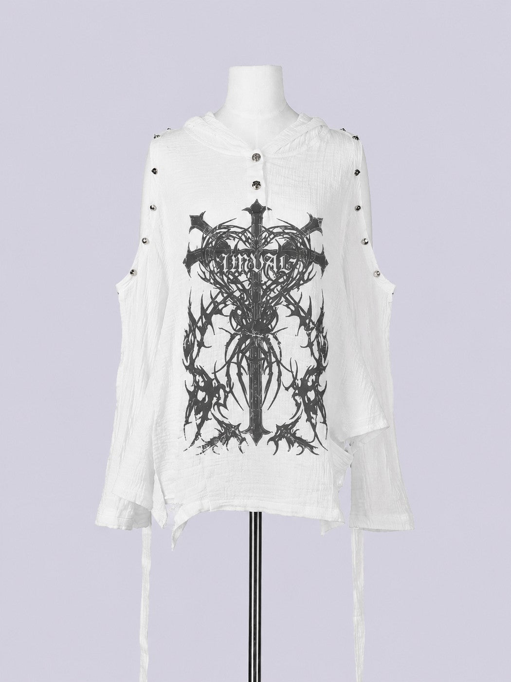IMVAL / Distressed Gauze Top