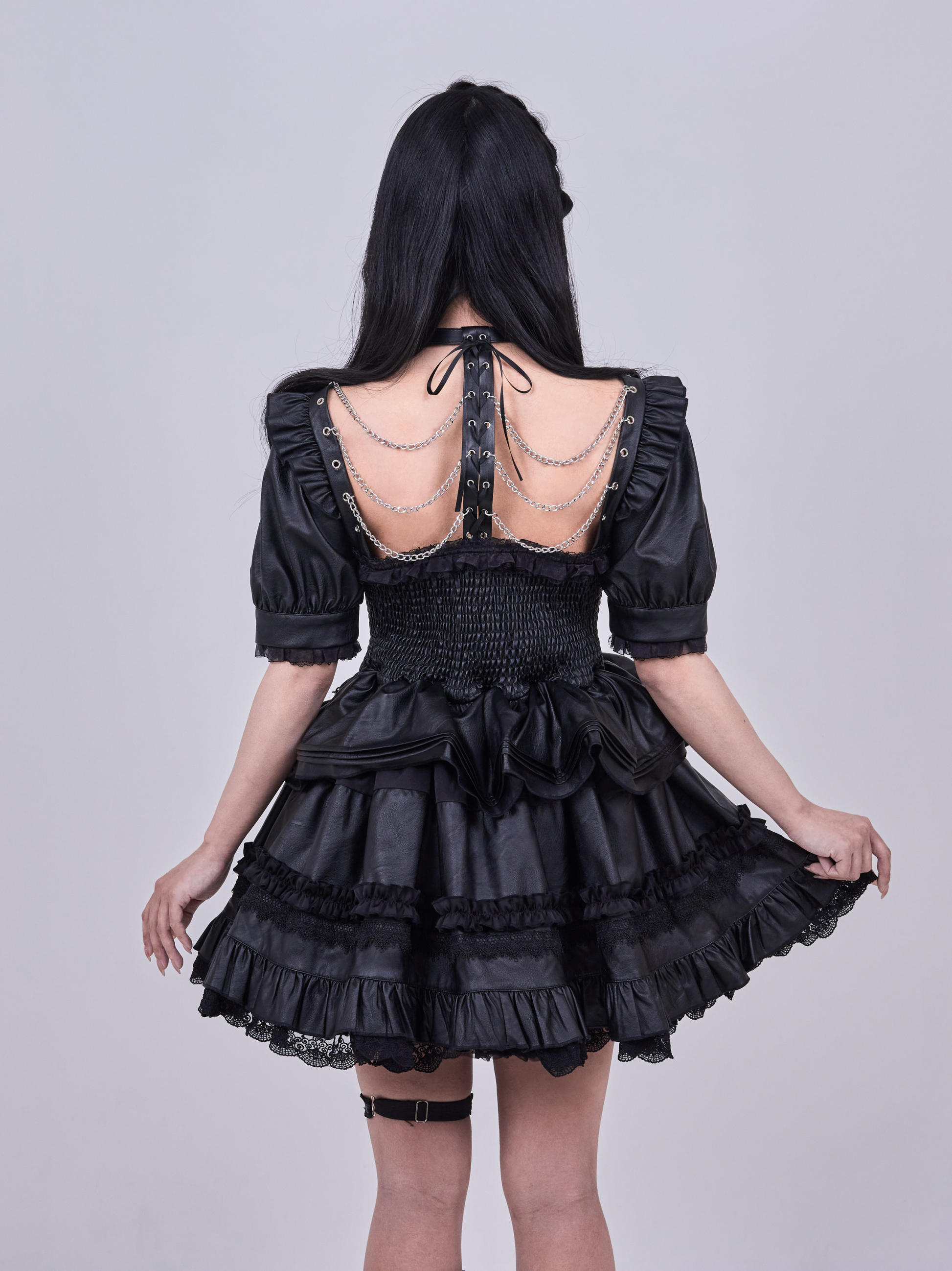 IMVAL / Skeleton Chain Dress