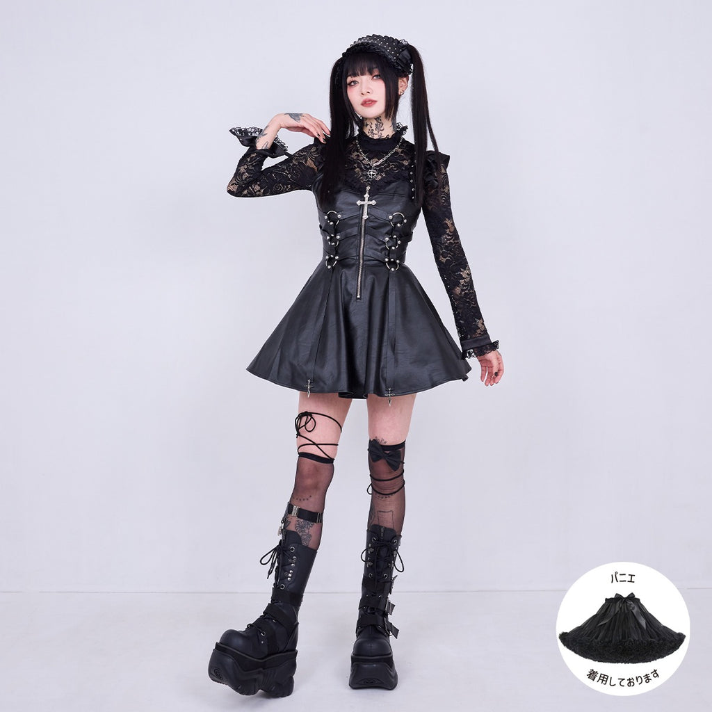 IMVAL / Harness Leather Dress [BLK]
