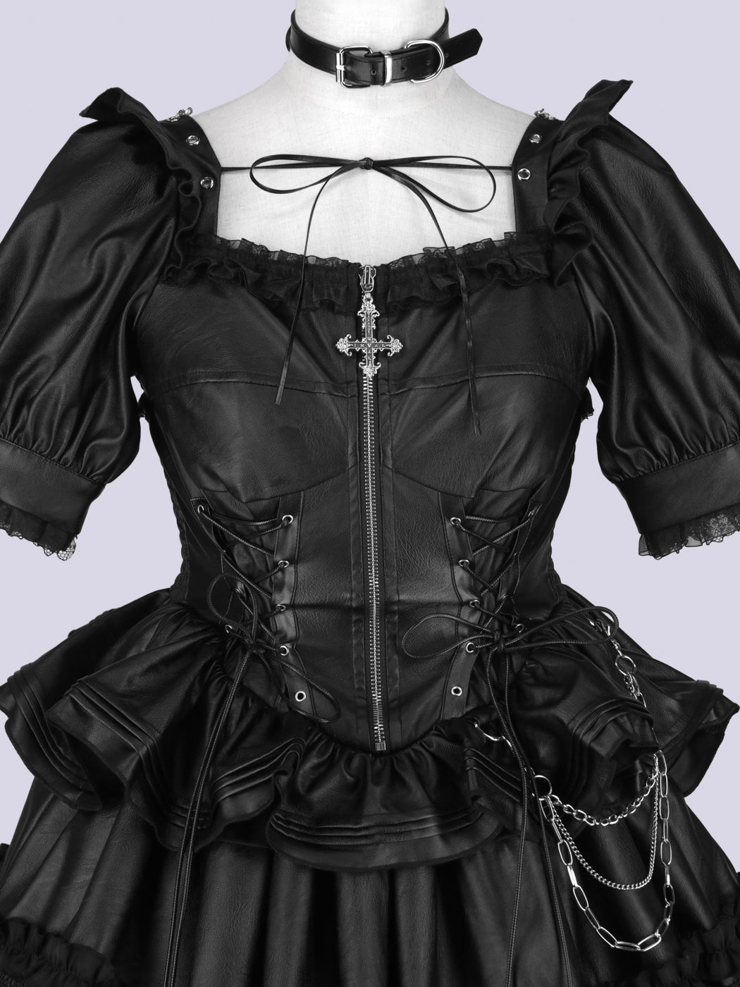 IMVAL / Skeleton Chain Dress