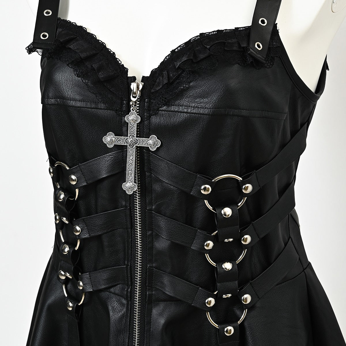 IMVAL / Harness Leather Dress [BLK]