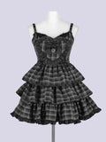 IMVAL / Frill Heart Dress - GRY