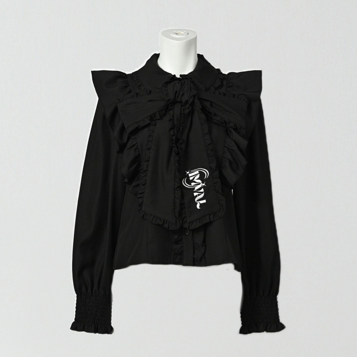 IMVAL / Big Ribbon Shirt［BLK］