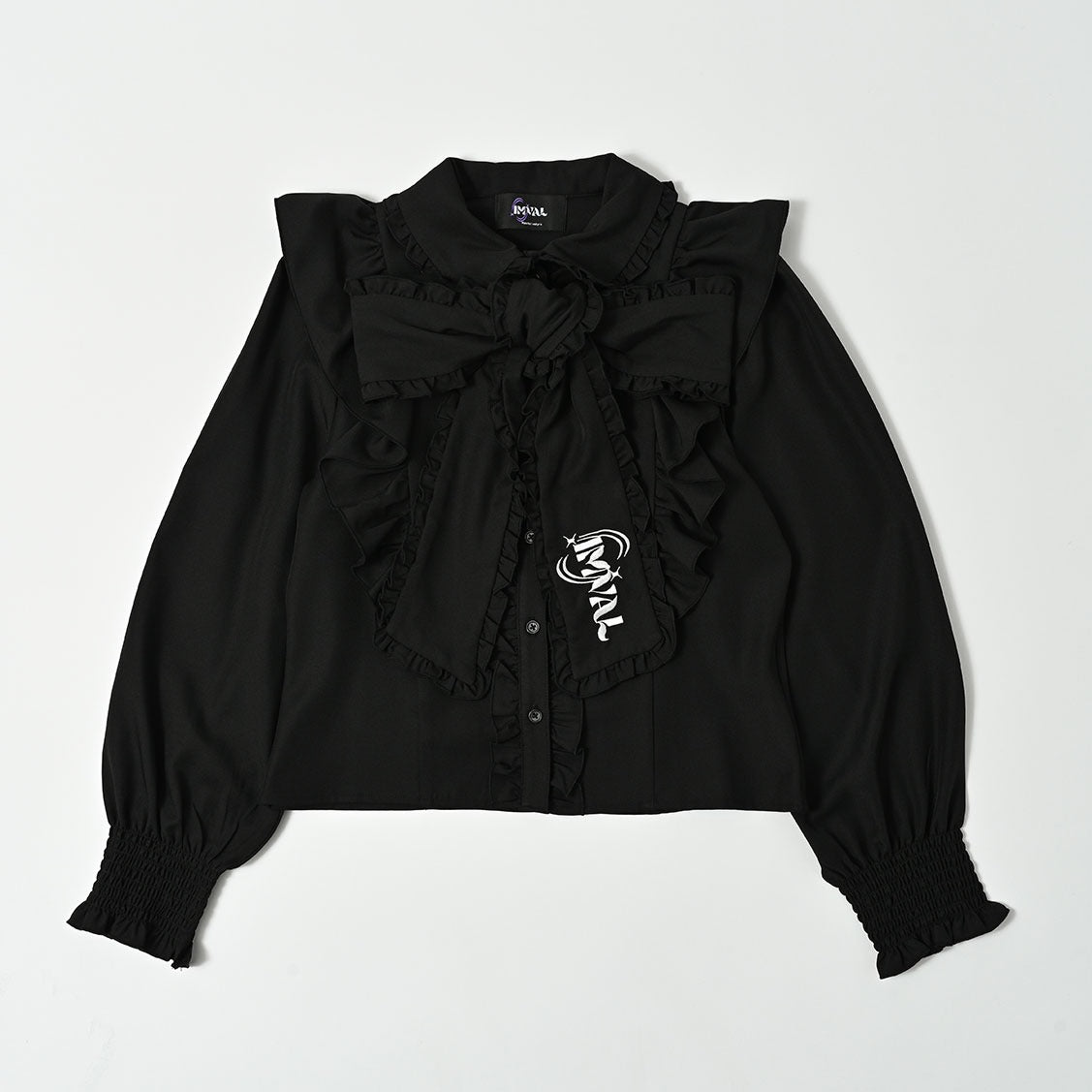 IMVAL / Big Ribbon Shirt［BLK］