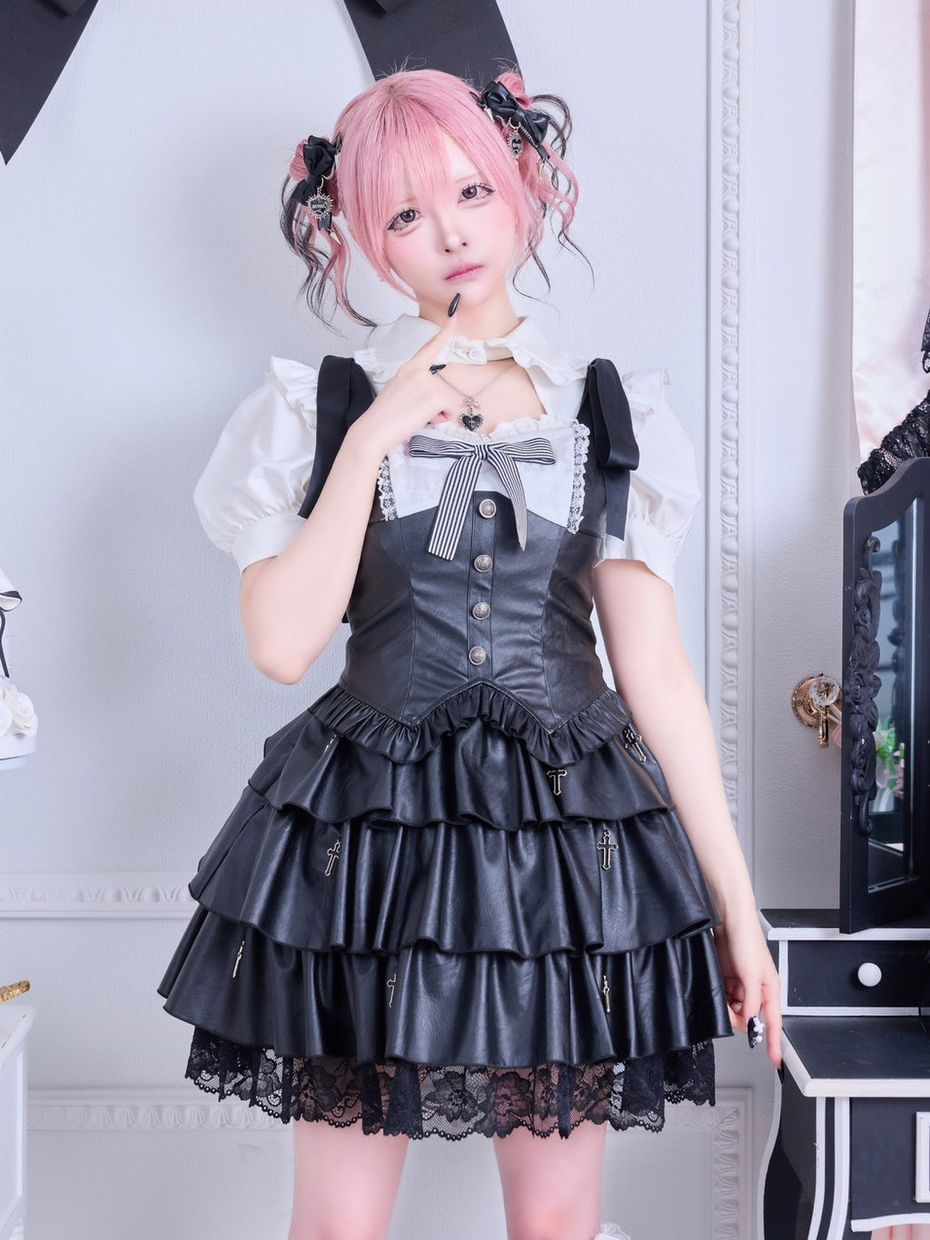 IMVAL / Cross Ribbon Dress