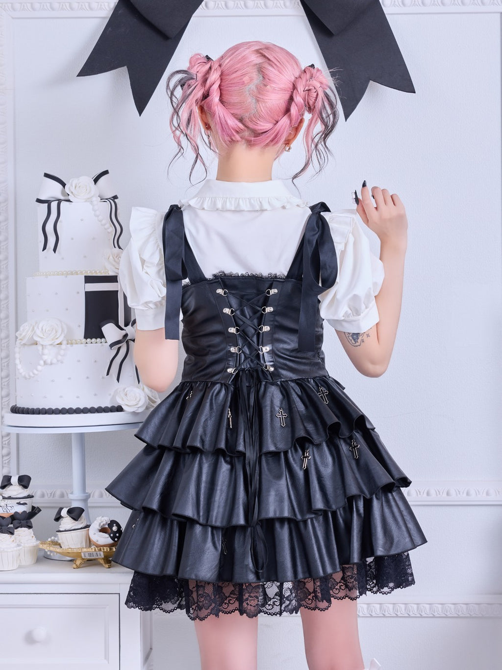 IMVAL / Cross Ribbon Dress
