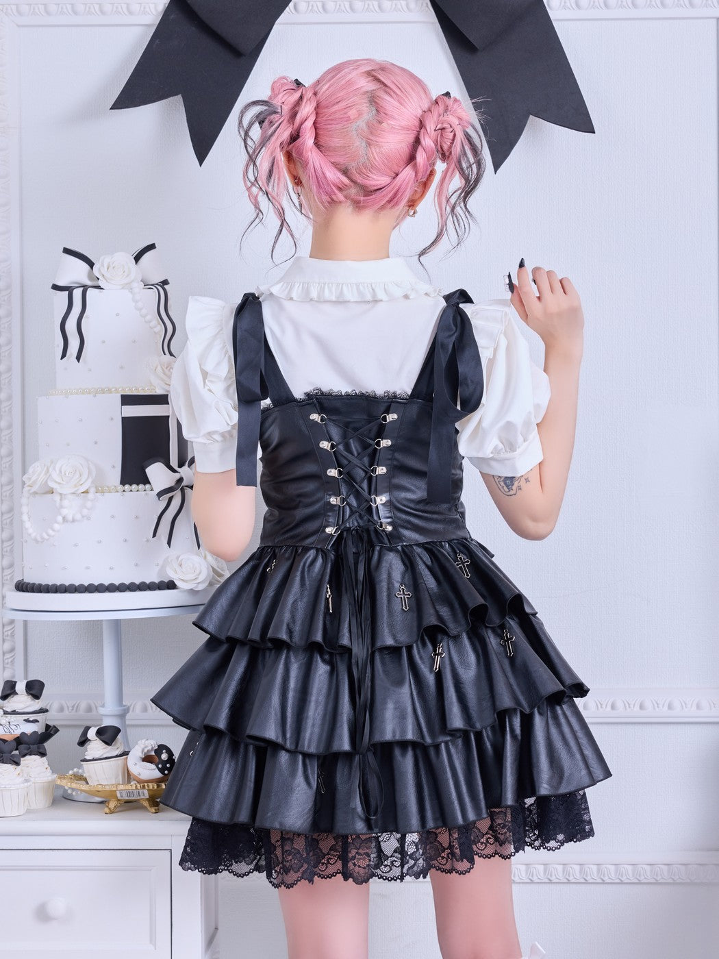 IMVAL / Cross Ribbon Dress