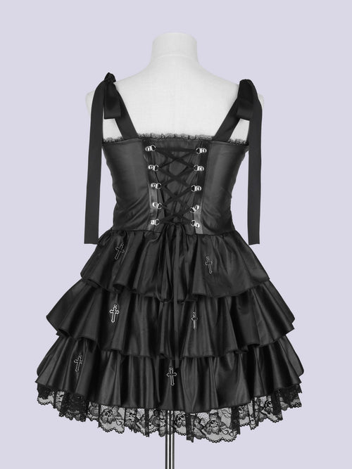 IMVAL / Cross Ribbon Dress
