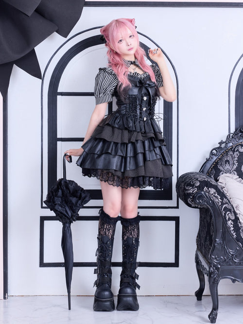 IMVAL / Asymmetry Tiered Dress