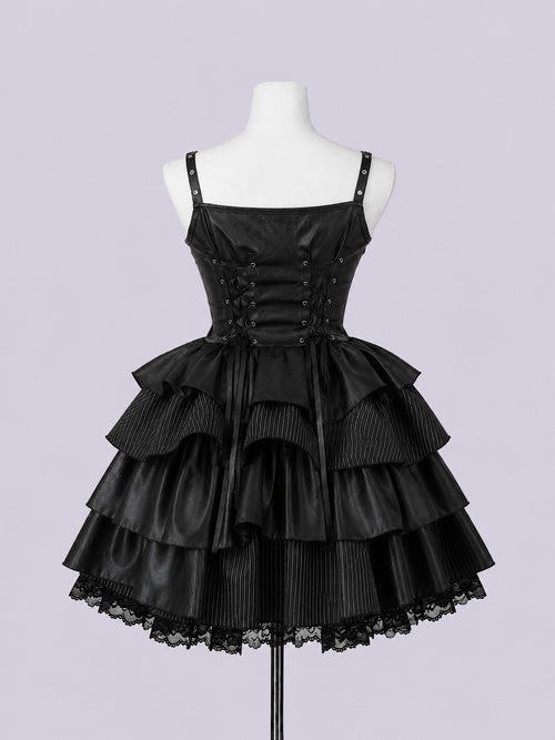 IMVAL / Asymmetry Tiered Dress