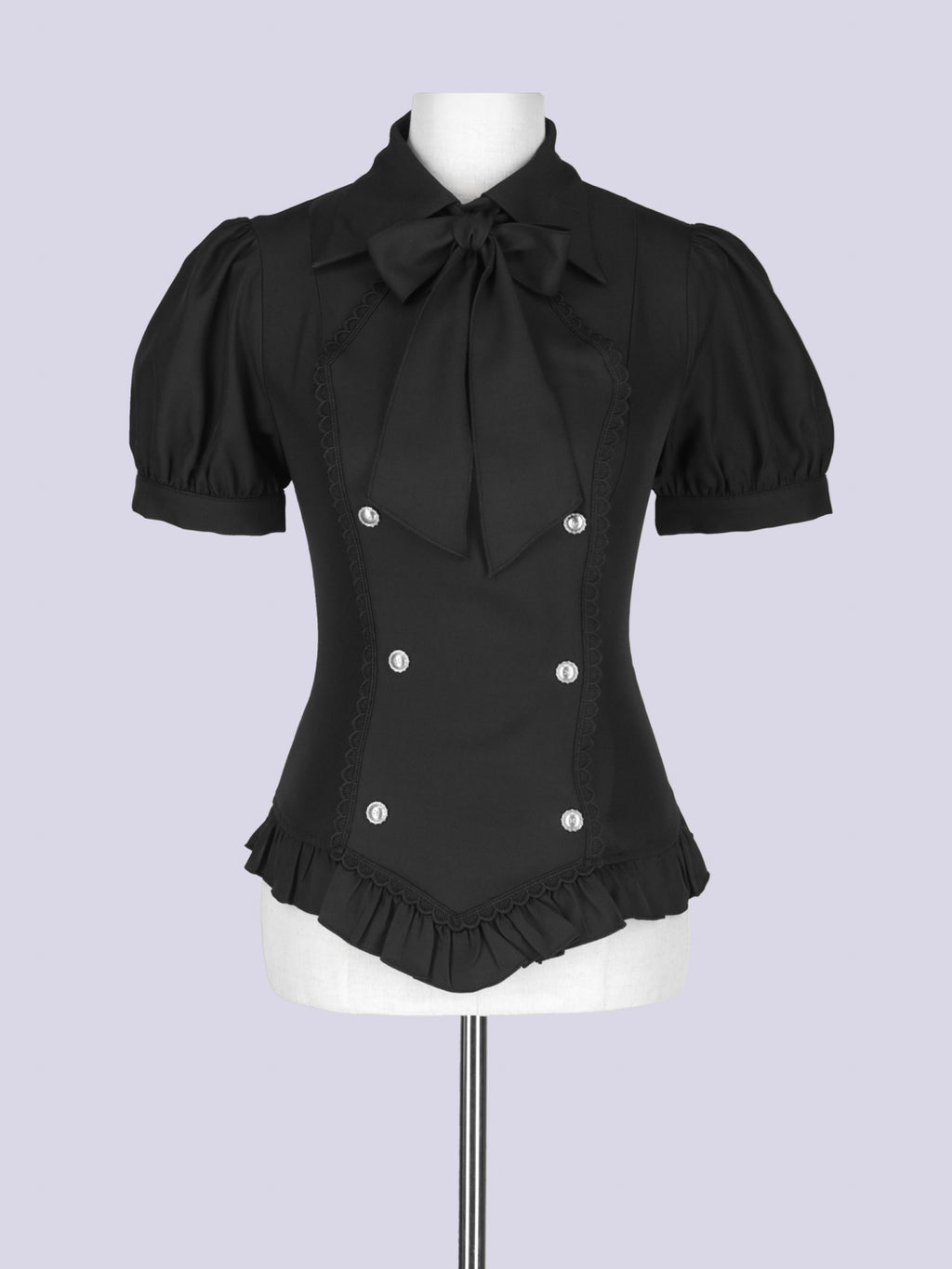 IMVAL / Napoleon Ribbon Blouse - BLK
