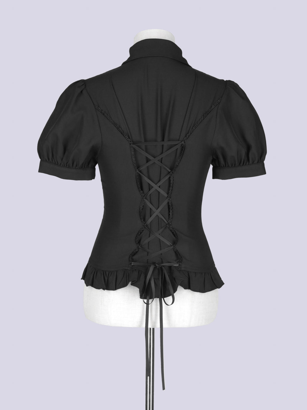 IMVAL / Napoleon Ribbon Blouse - BLK