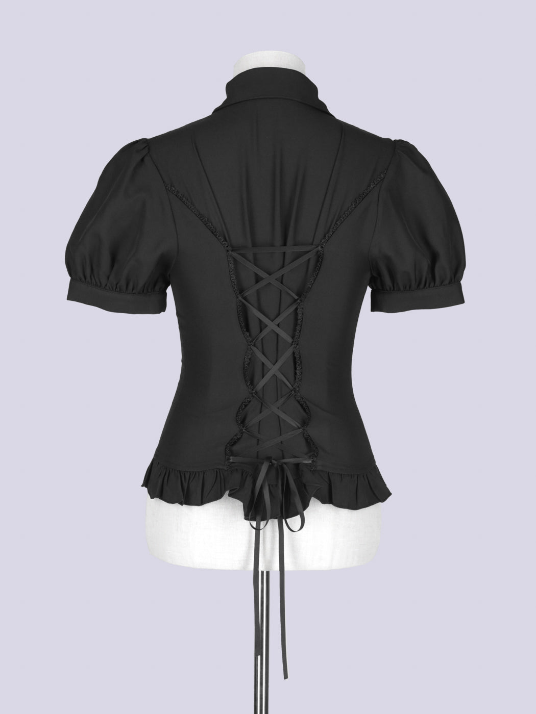 IMVAL / Napoleon Ribbon Blouse - BLK