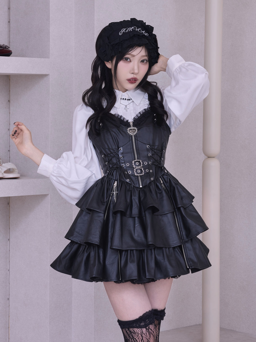 IMVAL / Zip Frill Dress