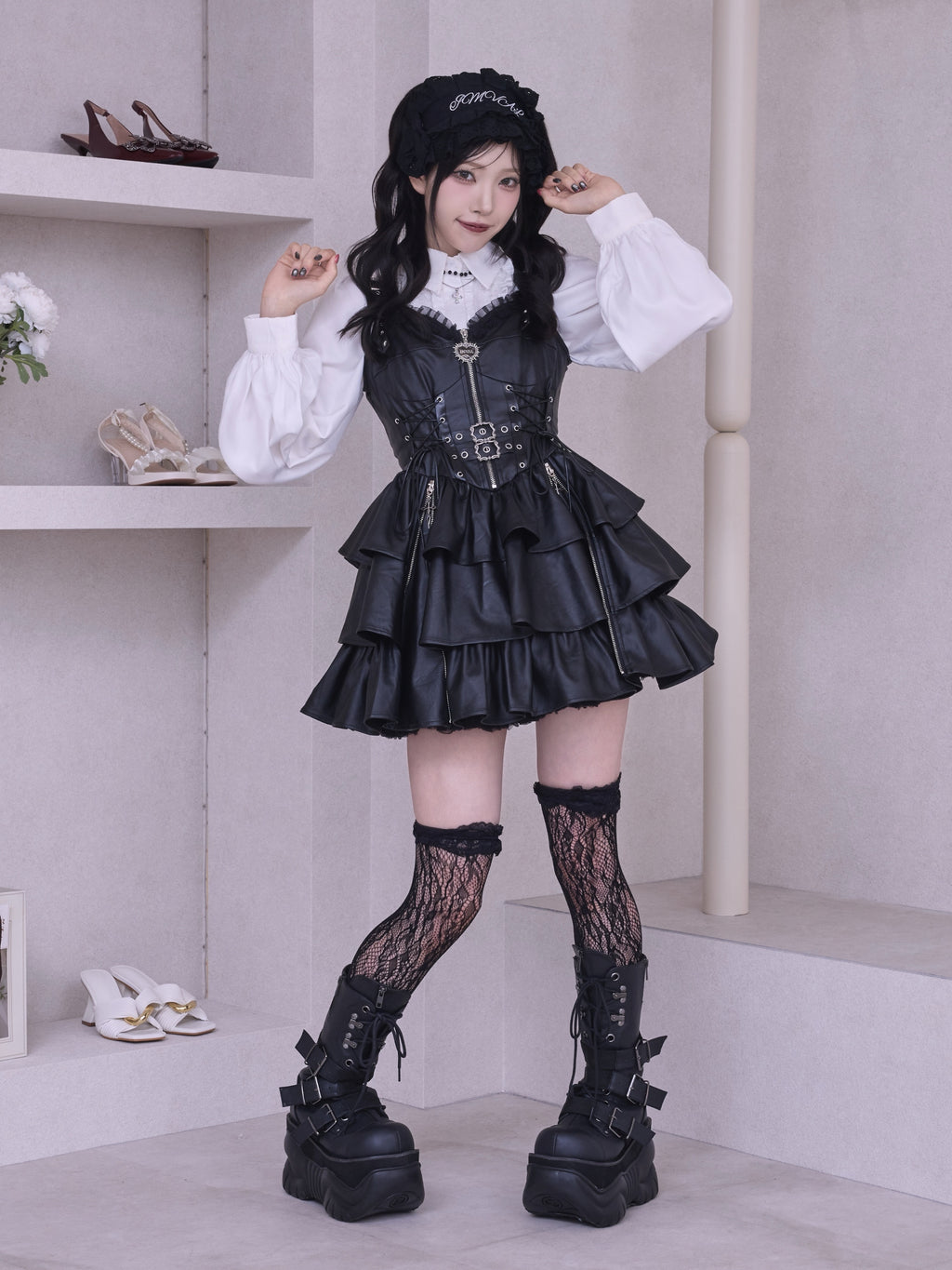 IMVAL / Zip Frill Dress
