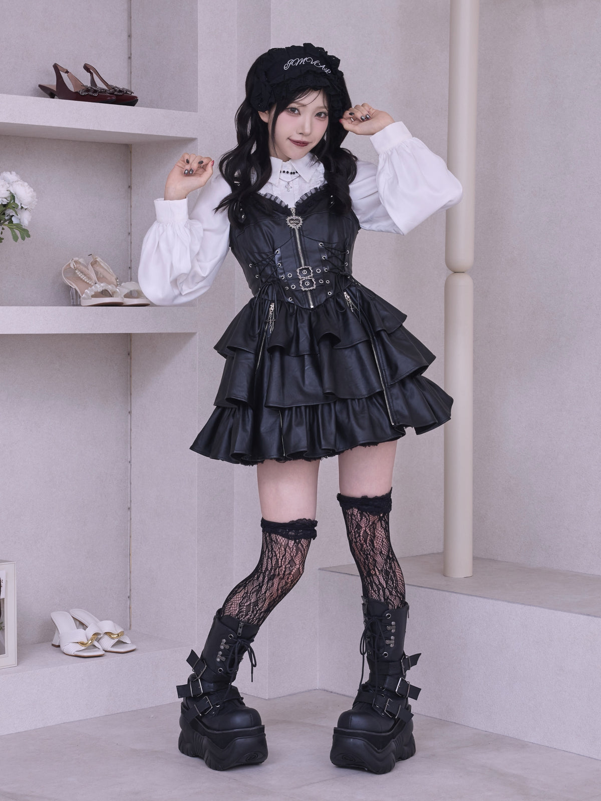 IMVAL / Zip Frill Dress