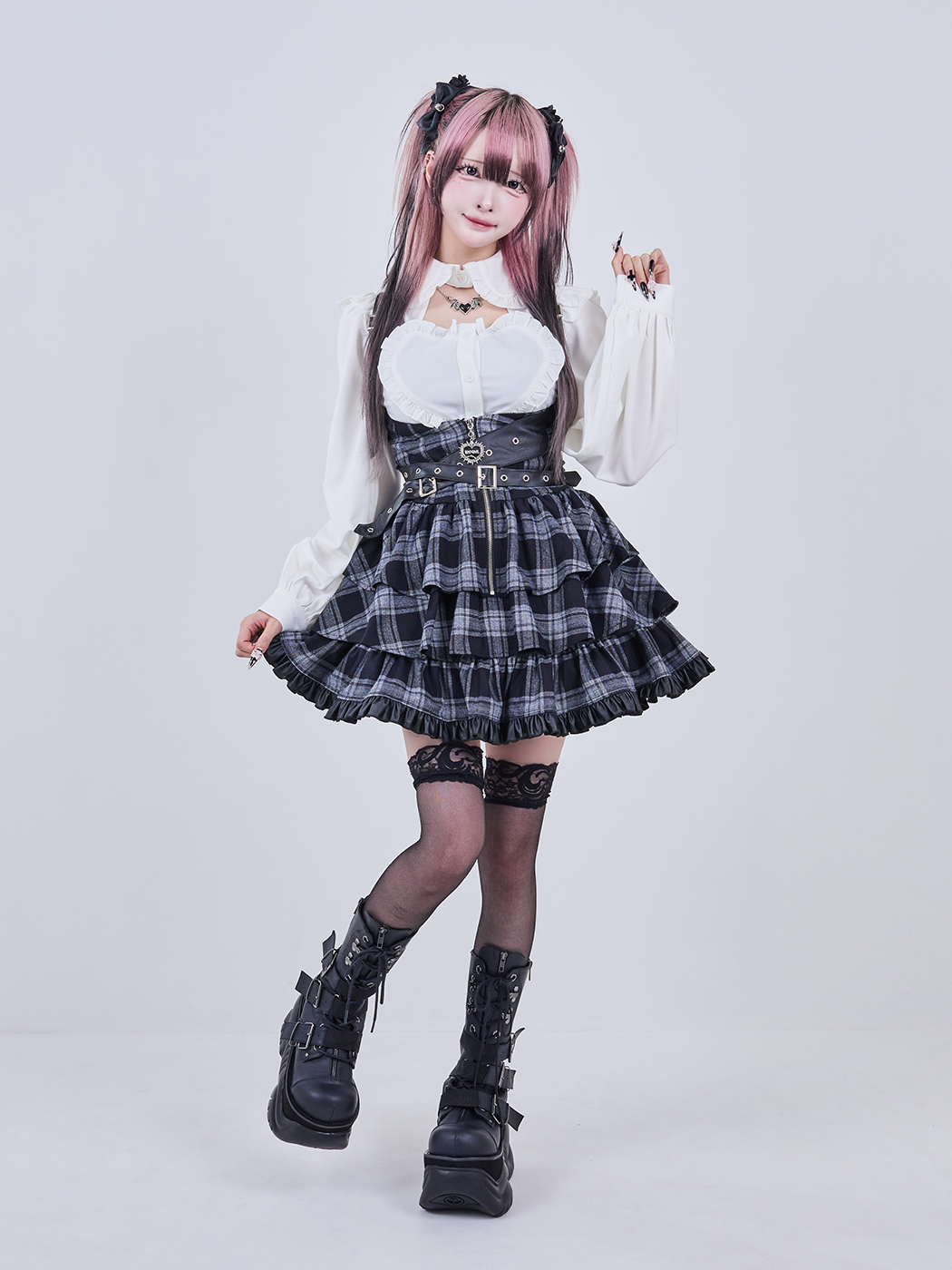 IMVAL / Frill Leather Dress [GRYCK]