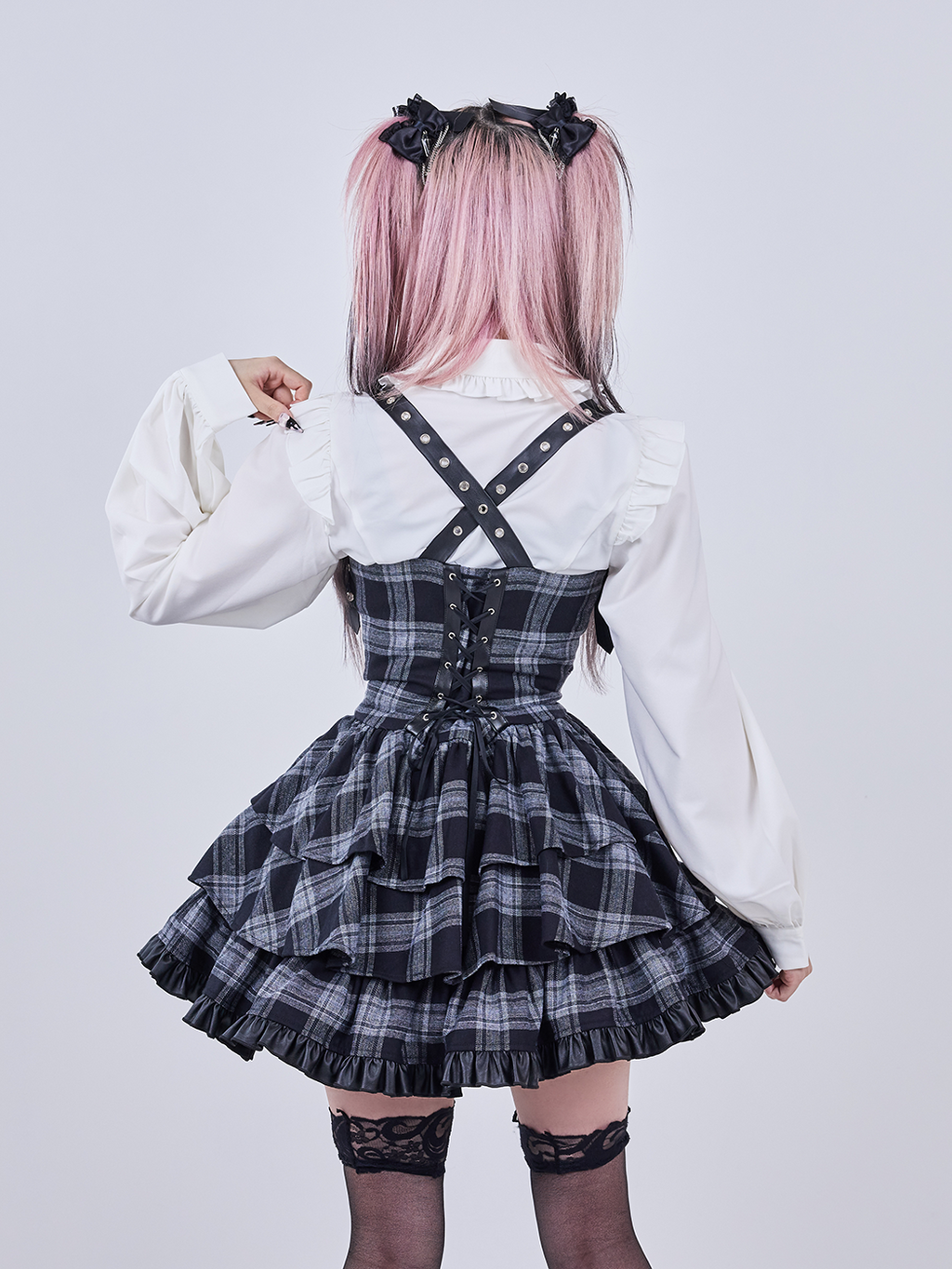 IMVAL / Frill Leather Dress [GRYCK]