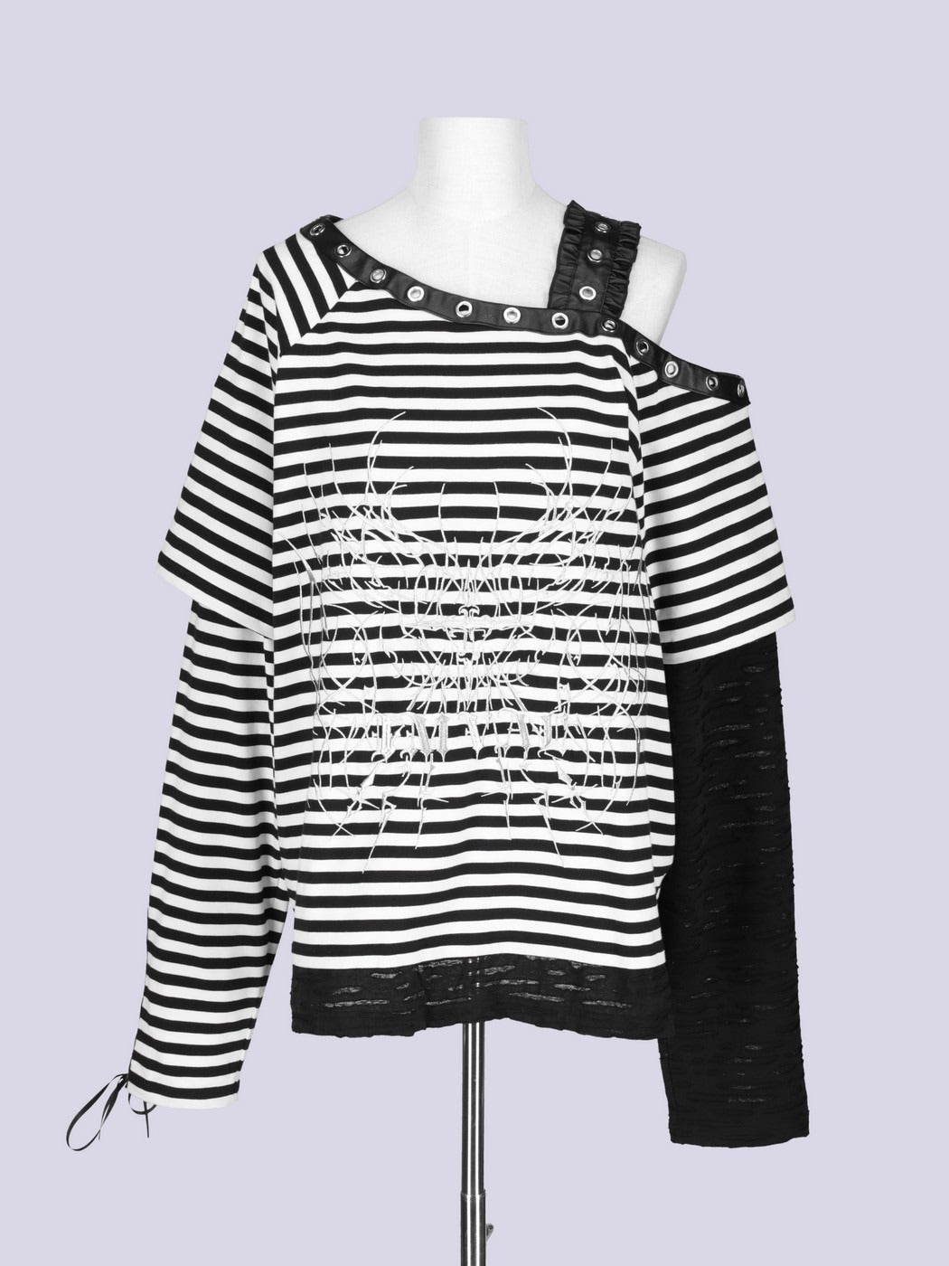 IMVAL / Off-Shoulder Top［BKWH］