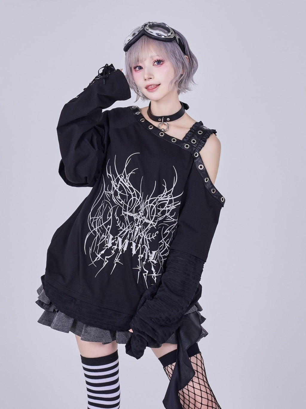 IMVAL / Off-Shoulder Top［BLK］