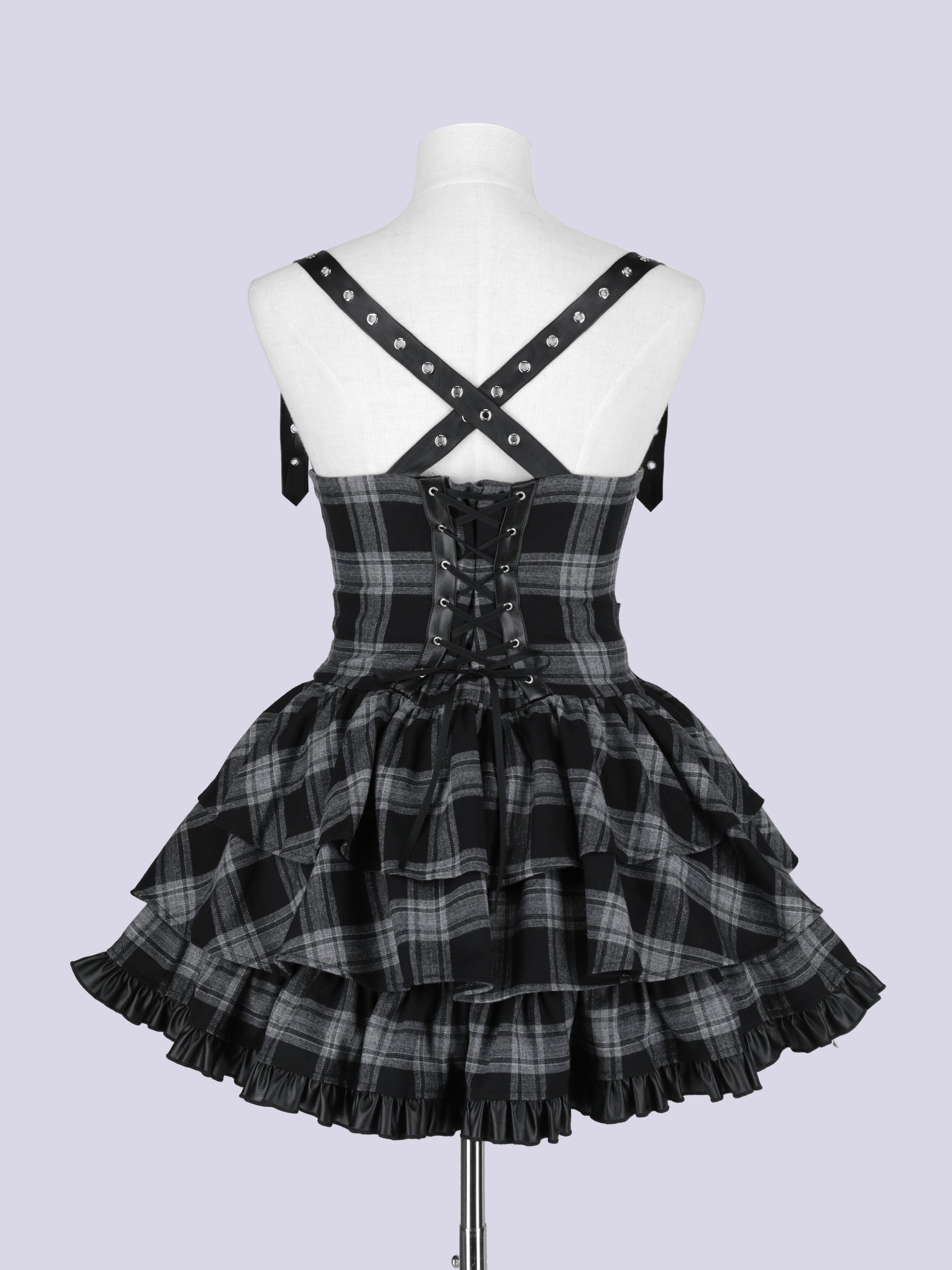 IMVAL / Frill Leather Dress [GRYCK]