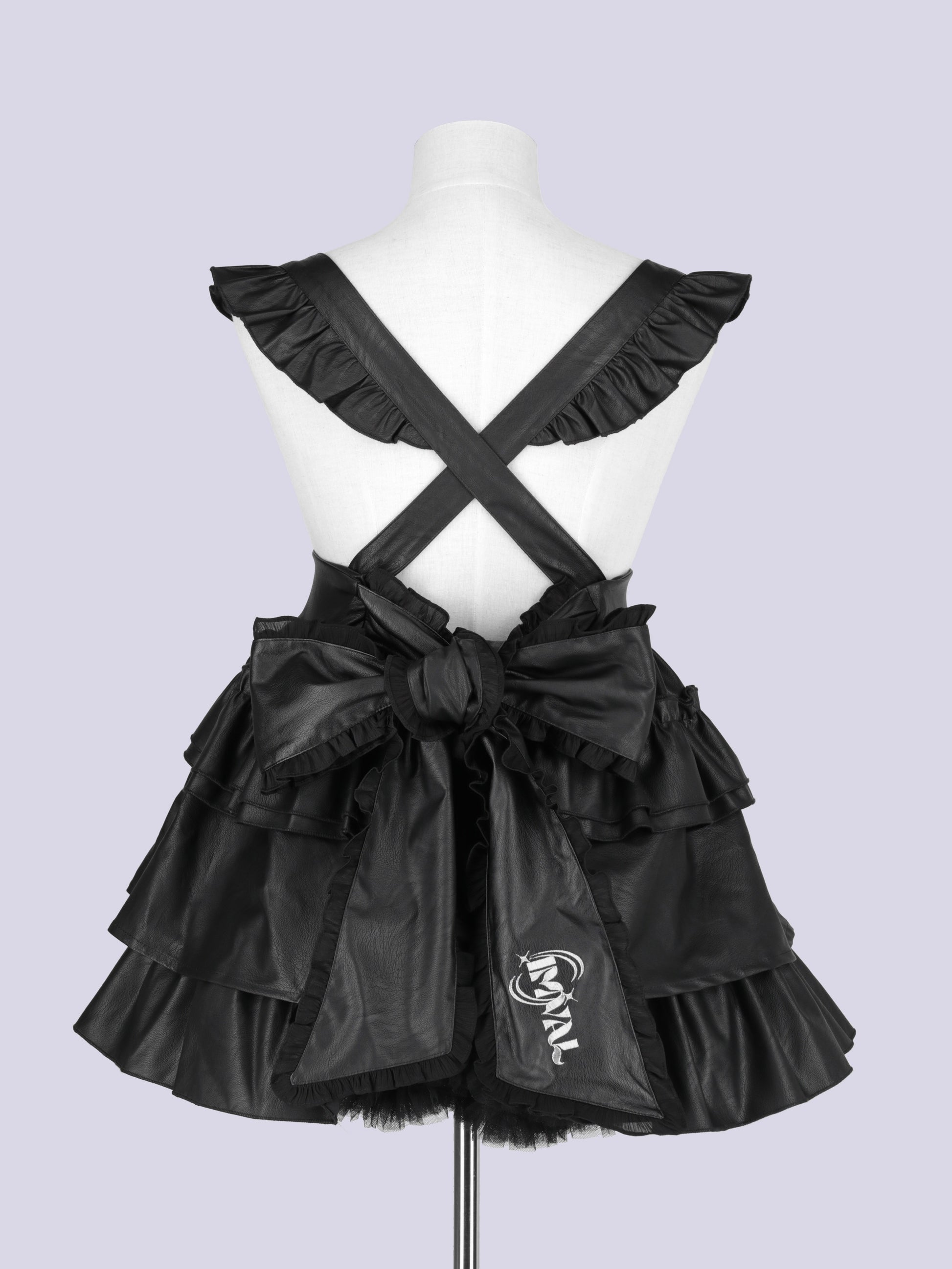 IMVAL / Leather Apron Dress