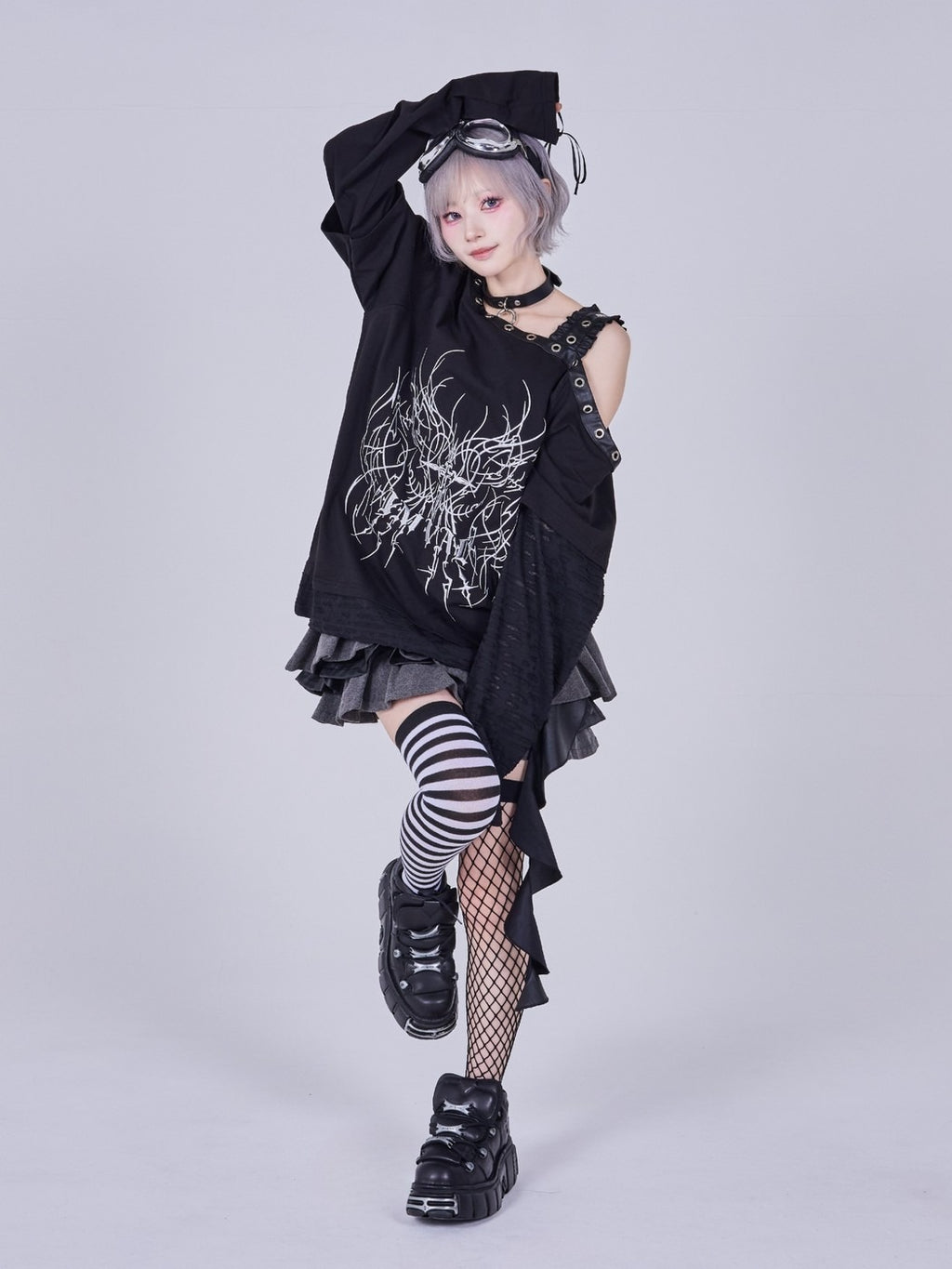 IMVAL / Off-Shoulder Top［BLK］