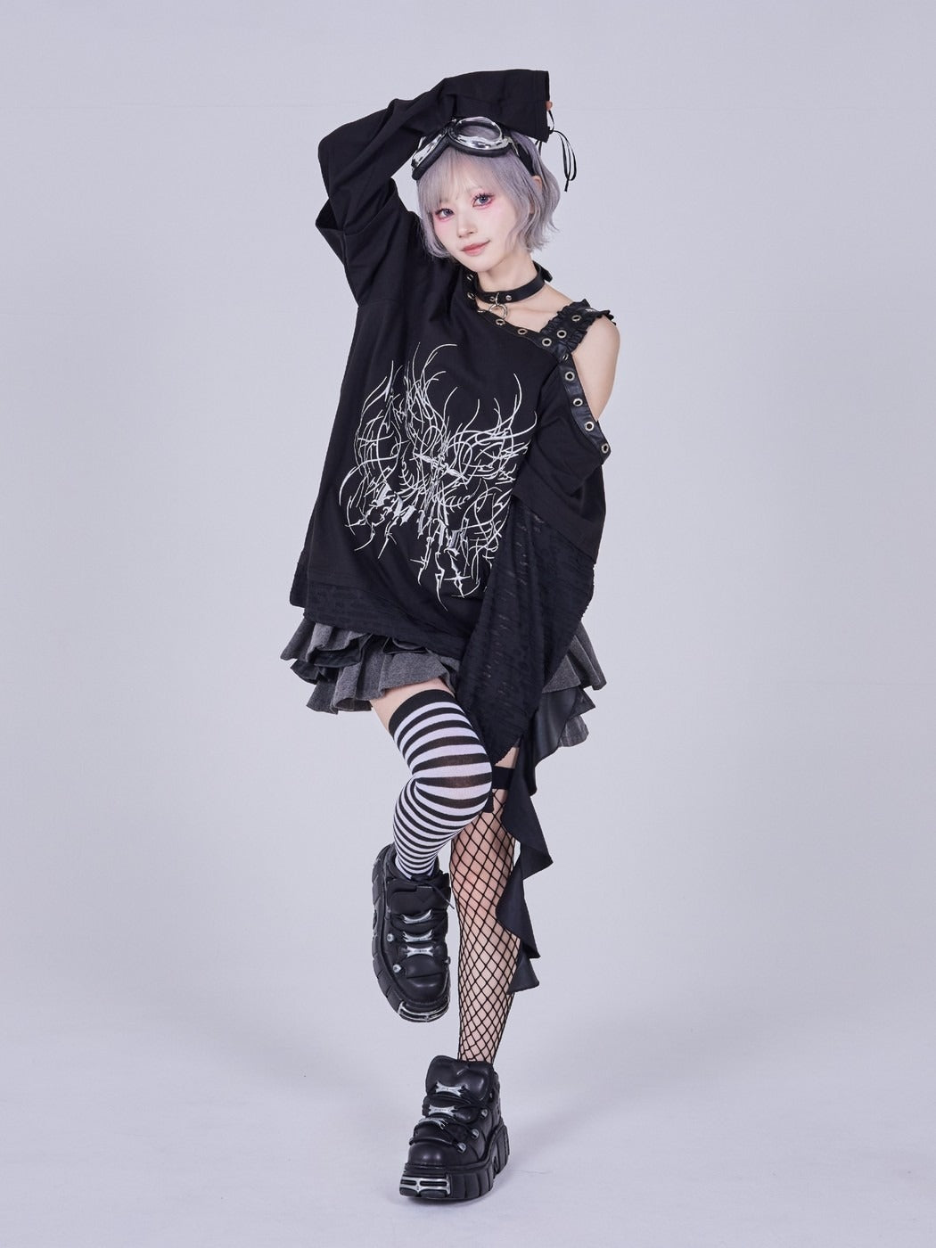 IMVAL / Off-Shoulder Top［BLK］