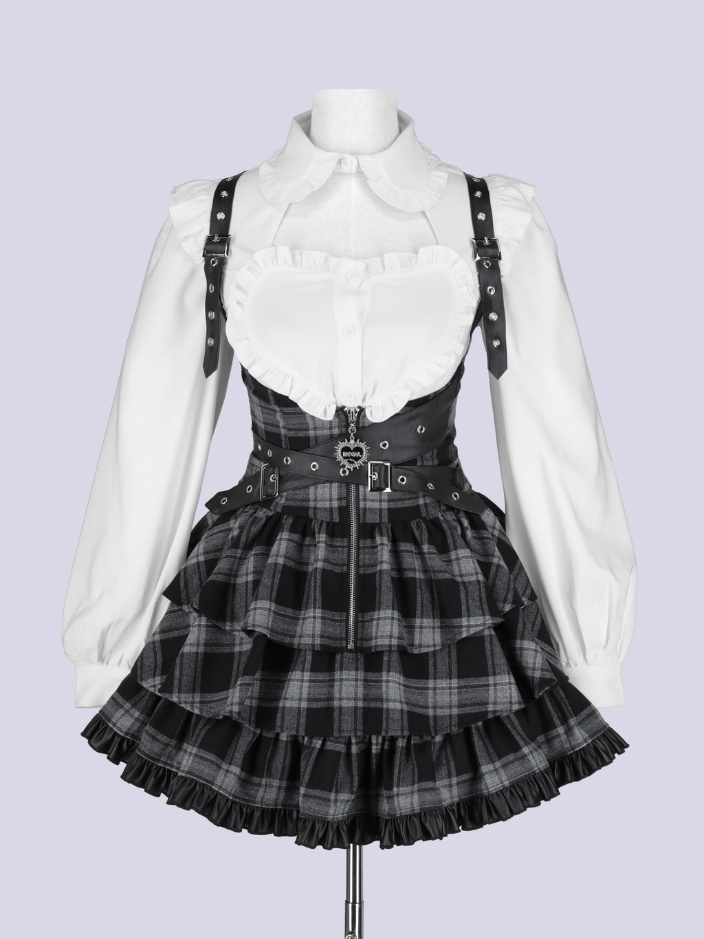 IMVAL / Frill Leather Dress [GRYCK]