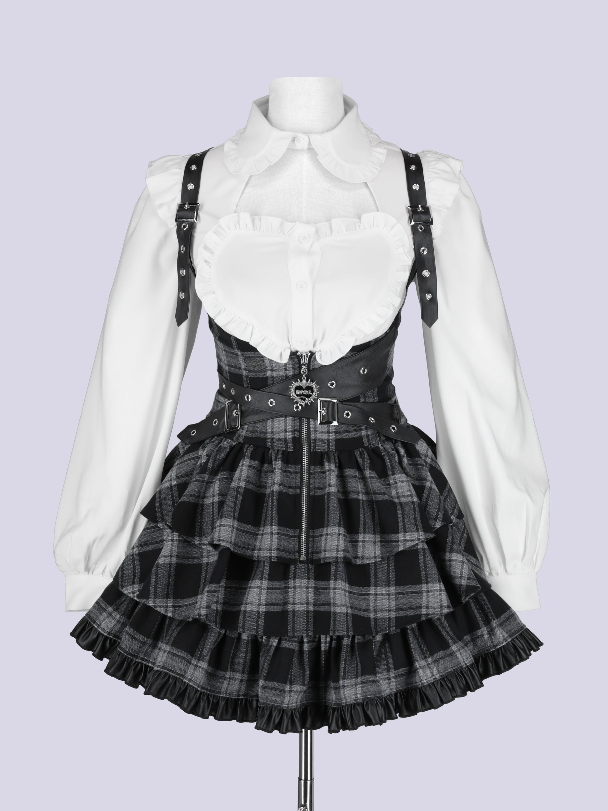 IMVAL / Frill Leather Dress [GRYCK]