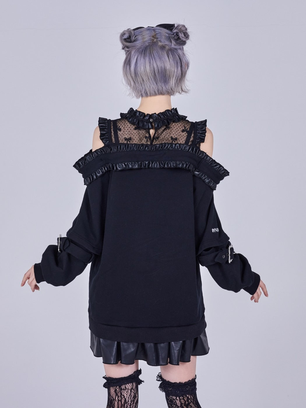 IMVAL / High-neck Off-shoulder Dress - BLK