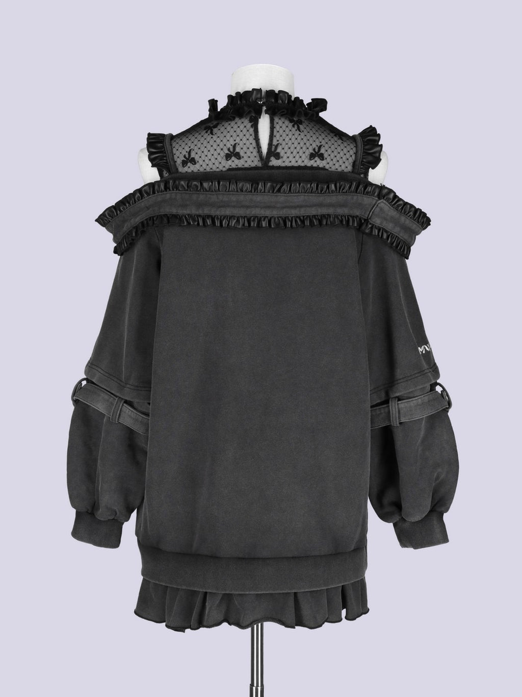 IMVAL / Highneck Off Shoulder Dress［INK］