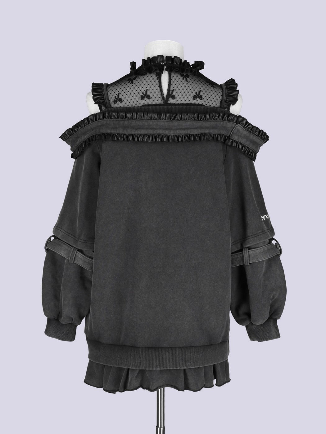 IMVAL / Highneck Off Shoulder Dress［INK］